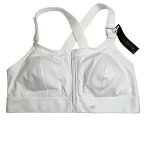 SHEFIT Ultimate Sports Bra White High Impact Adjustable 2Luxe 2XL XXL